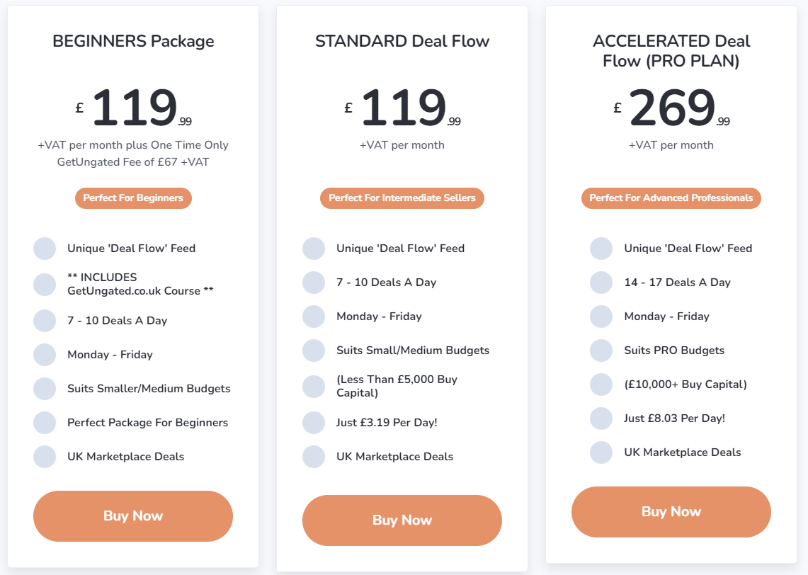 A screenshot of price difference beteween different plans