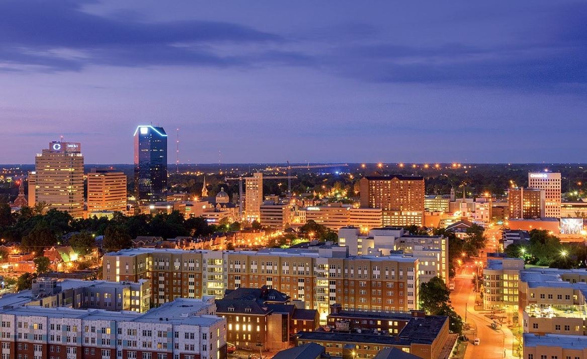 A picture of downtown lexington