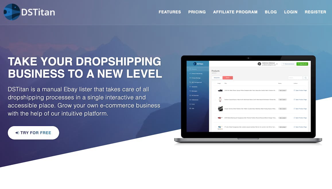 ebay product research tools - DStitan