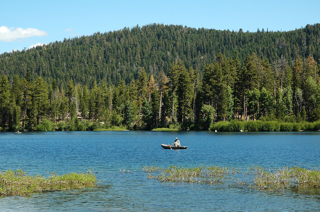 lake, fisherman