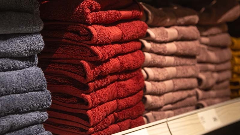 Towels from a factory