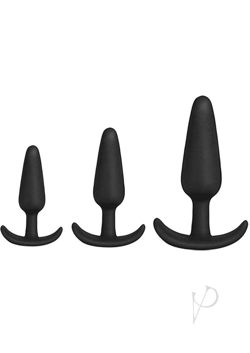 Mood Naughty 1 Anal Trainer Set – Black Set of 3