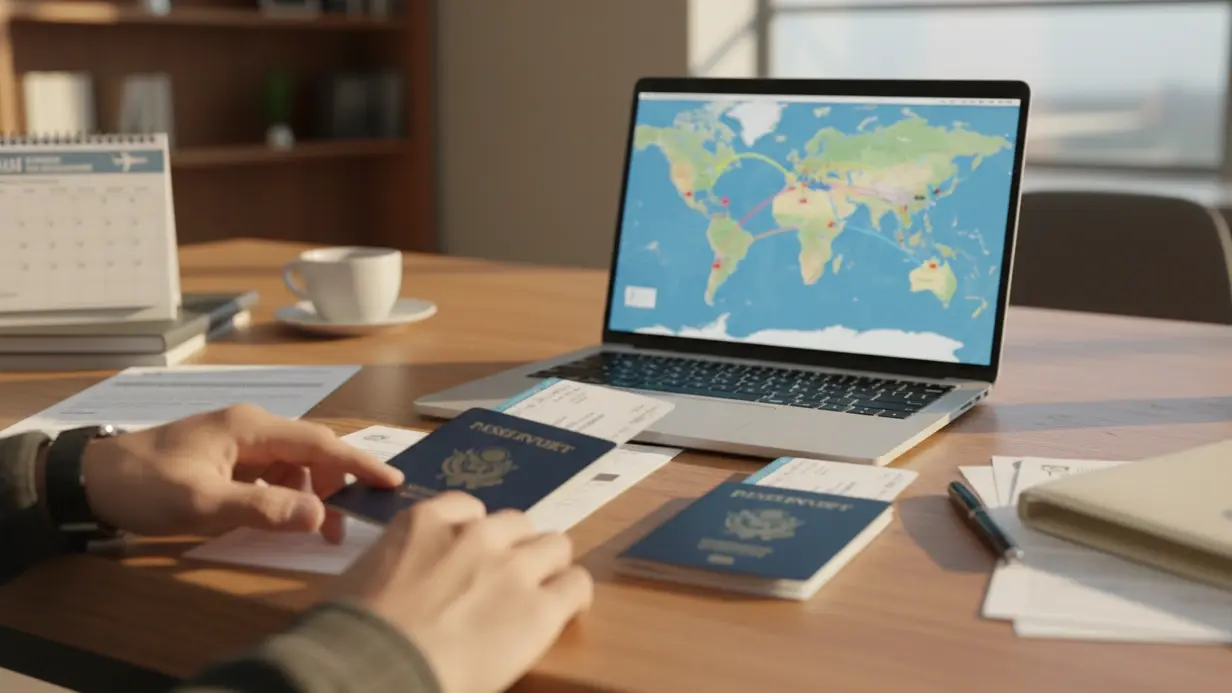 Making onward ticket proof fit a student one-way travel story