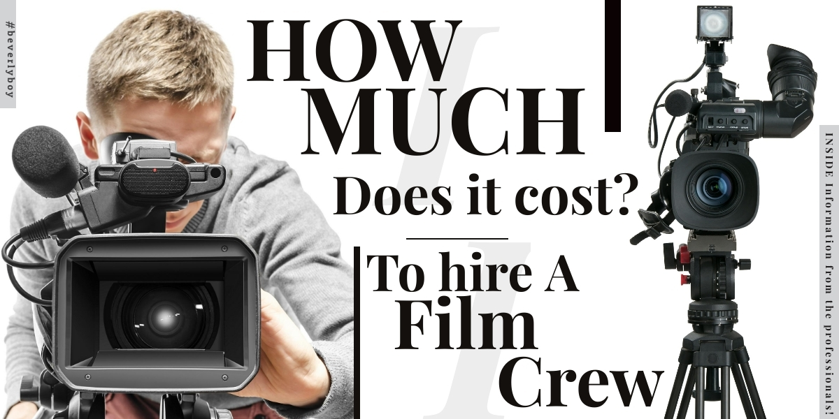 A group of people discussing the cost of professional film production