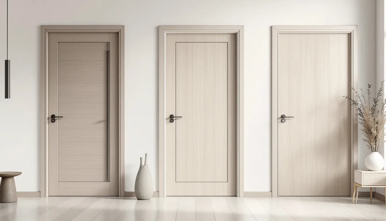 Trends in Scandinavian interior door design, showcasing modern styles and sustainable materials.