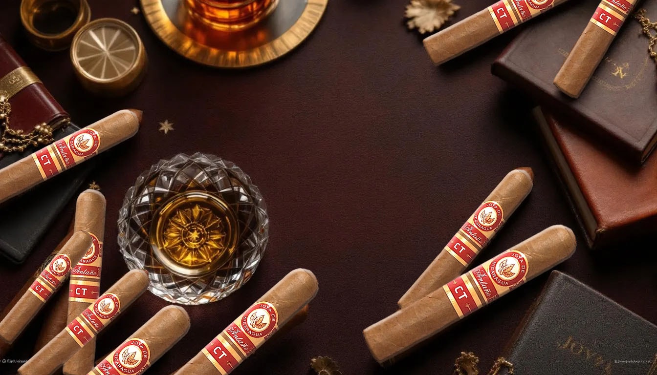 Comparison of various premium cigars including Joya de Nicaragua Antano.