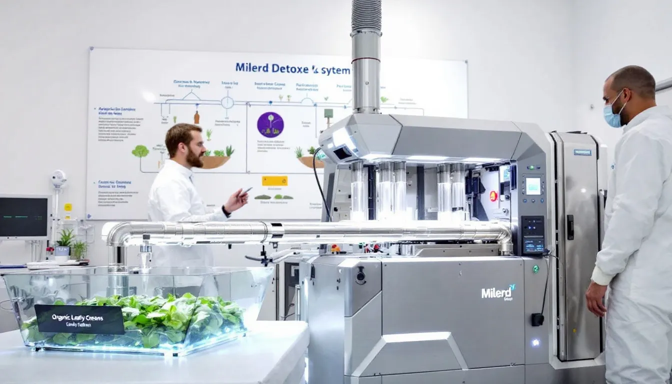 The Milerd Detoxer device ensuring food safety.