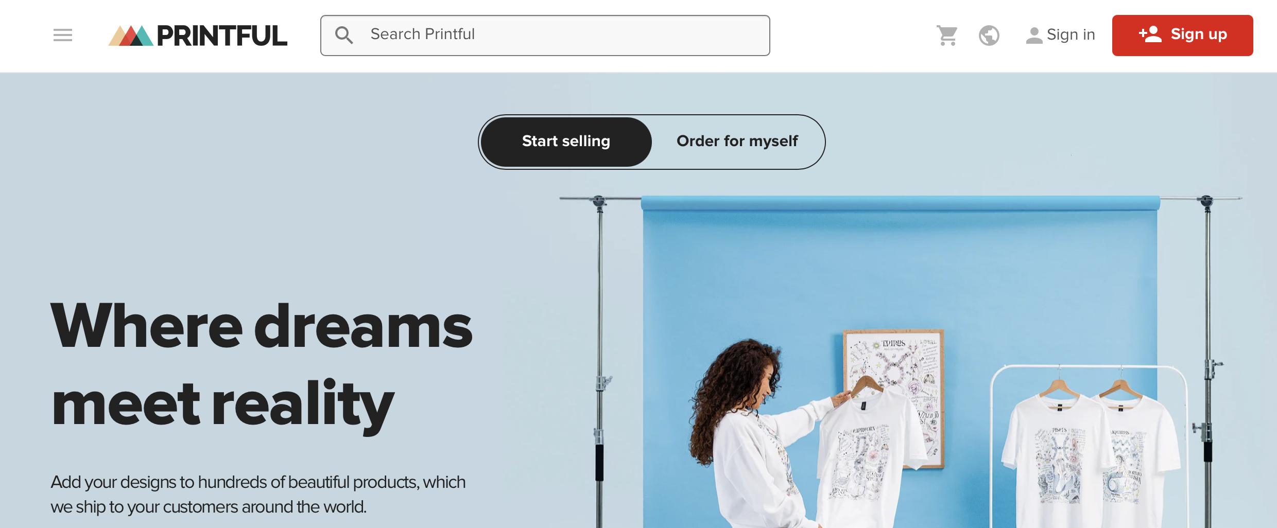 best dropshipping suppliers -printful
