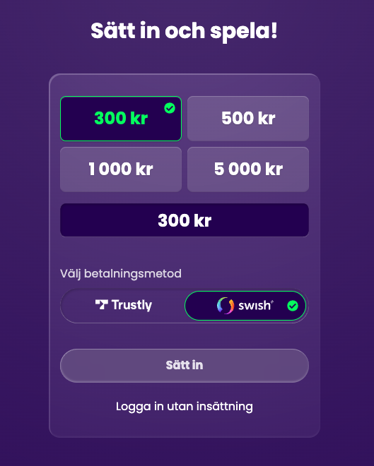 Flax casino bonus registrering