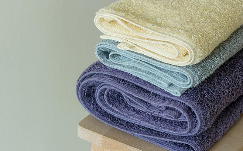 Stack of Folded Cotton Towels