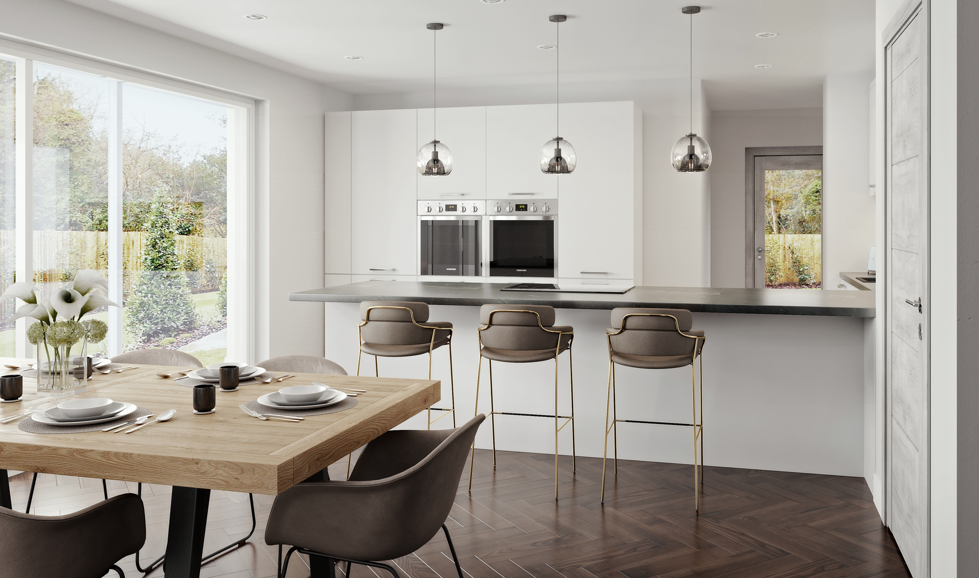 new homes offering open plan living nearby Stirling and Glasgow 