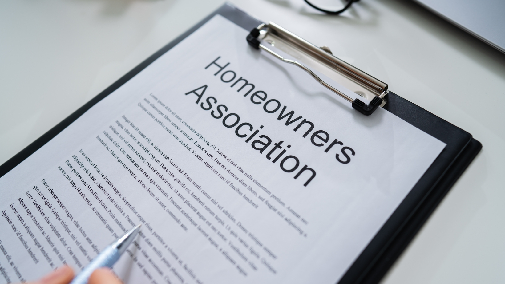 HOA and unit owners should be made aware of HOA's governing documents.
