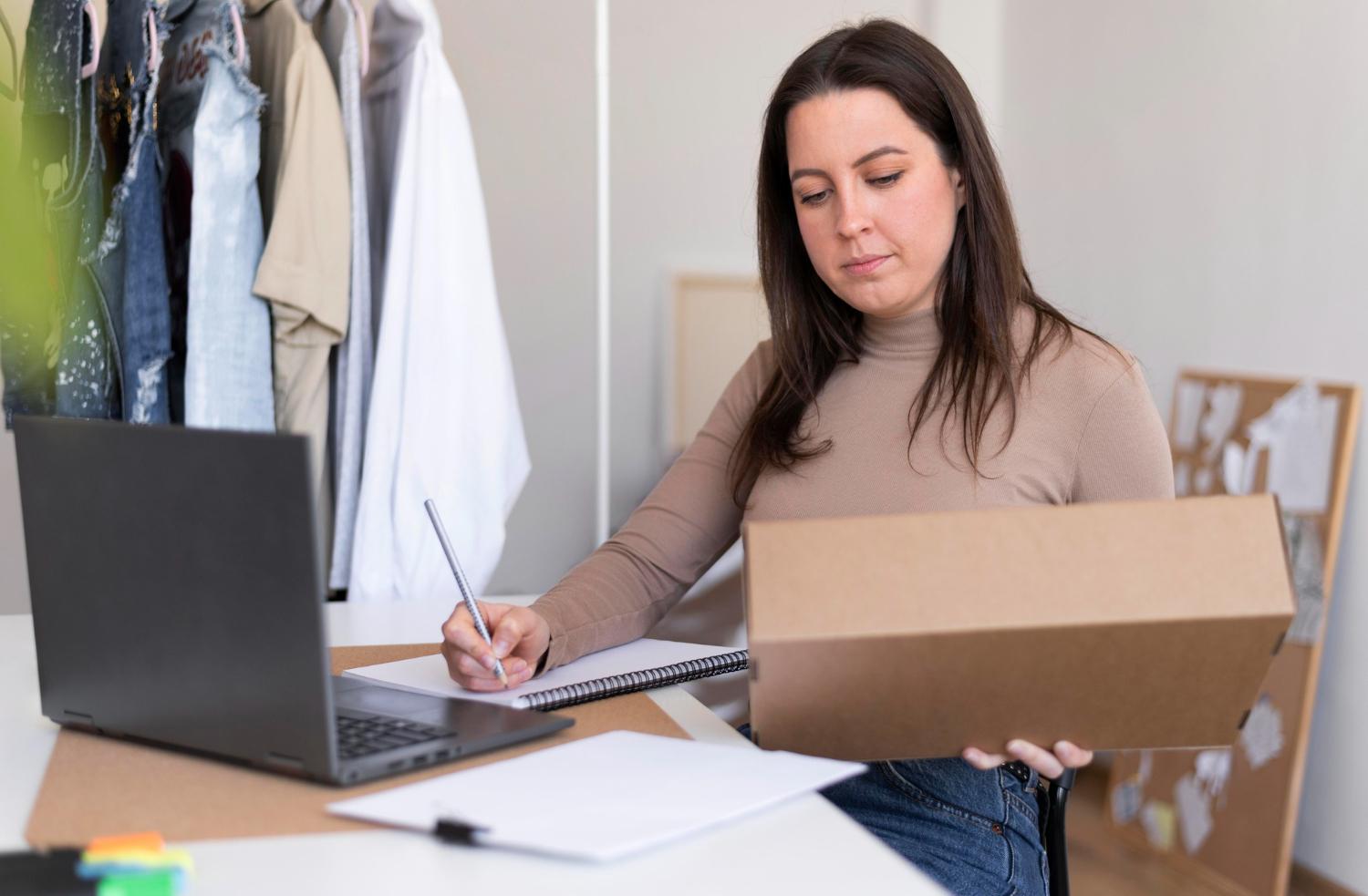 woman improving her online store with automated dropshipping and dropship automation software