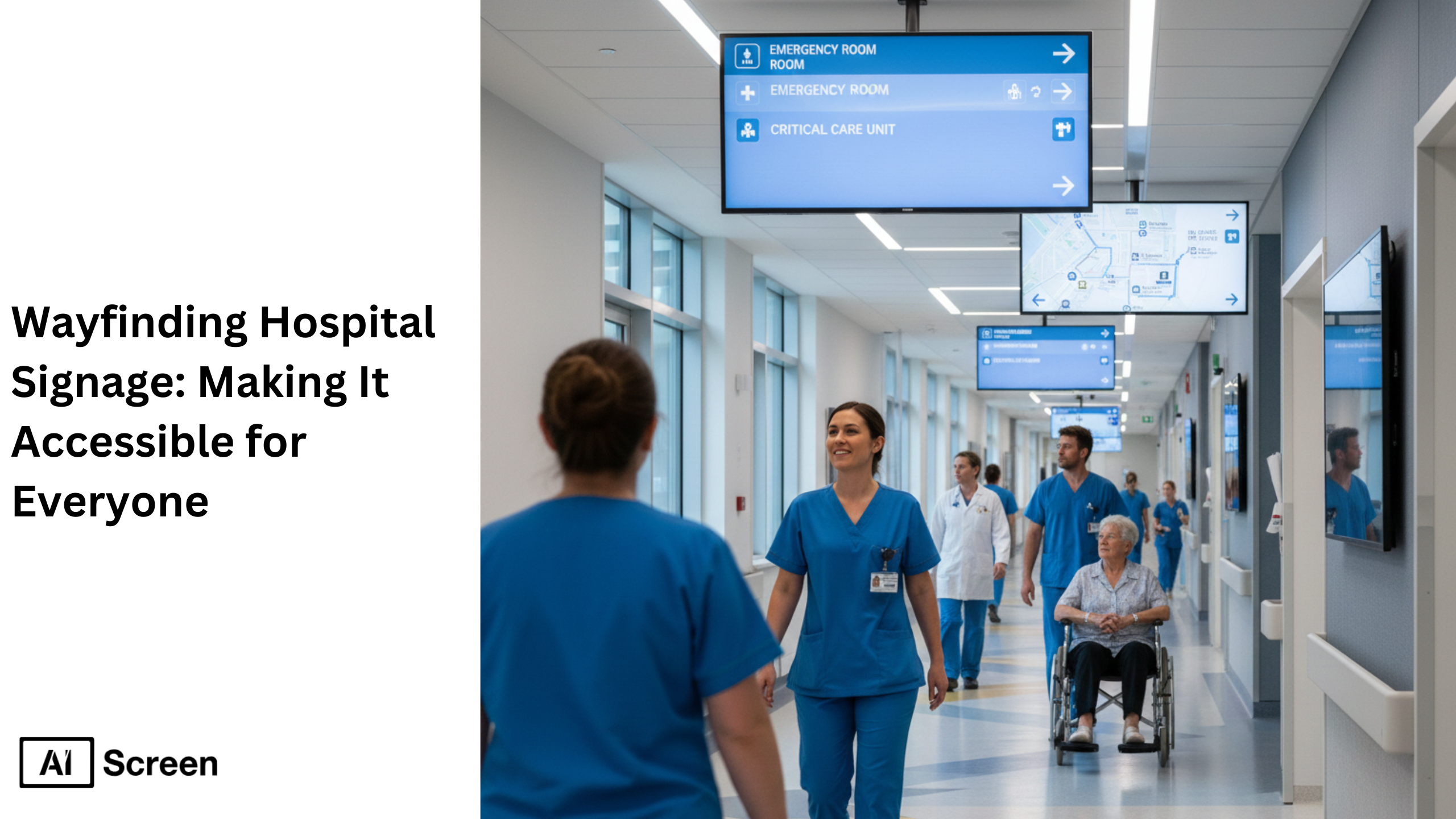 hospital wayfinding signage system