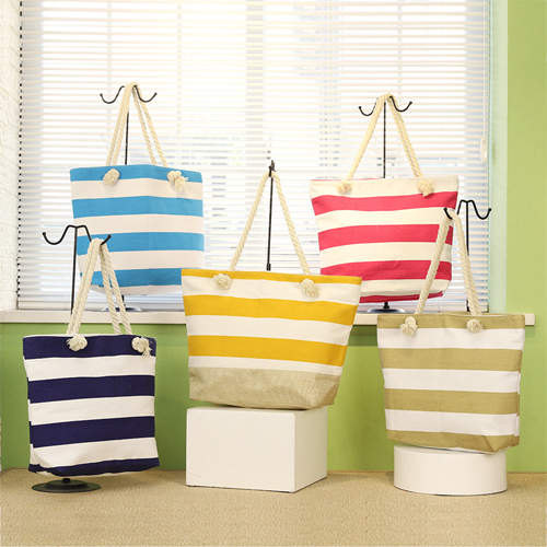 Canvas Beach Tote Bags Wholesale