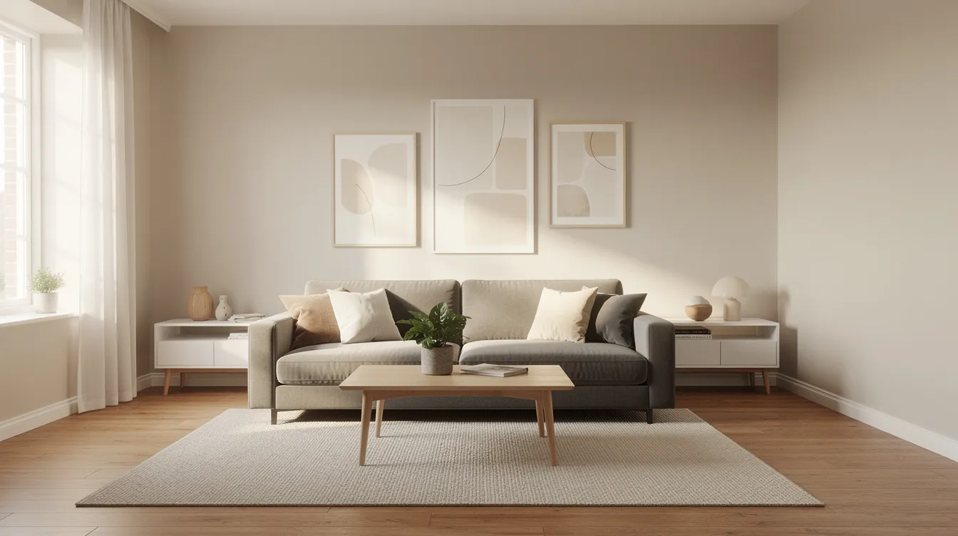 The image depicts a clean, restored residential room featuring neutral decor and ample natural lighting, creating a serene and inviting atmosphere. The space is free from clutter, highlighting the importance of maintaining a healthy environment for homeowners and their families.