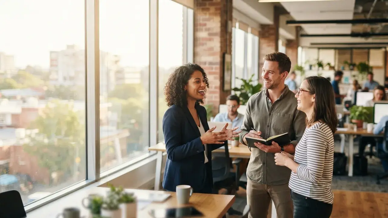 Corporate traveler reviewing hotel proof before final company approval