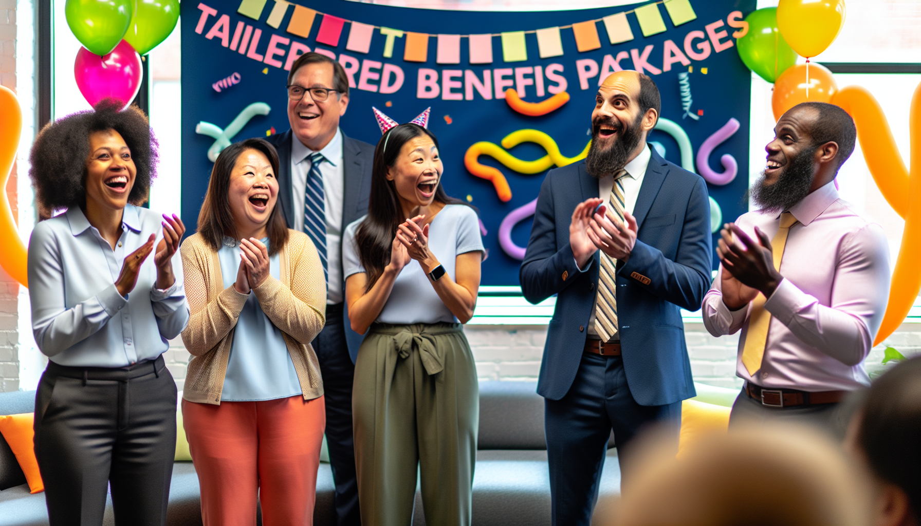 A successful employee benefit package celebration event