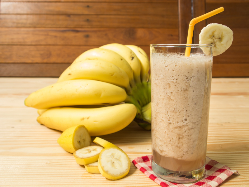 Tahini Banana Shakes - mediterranean diet recipes​