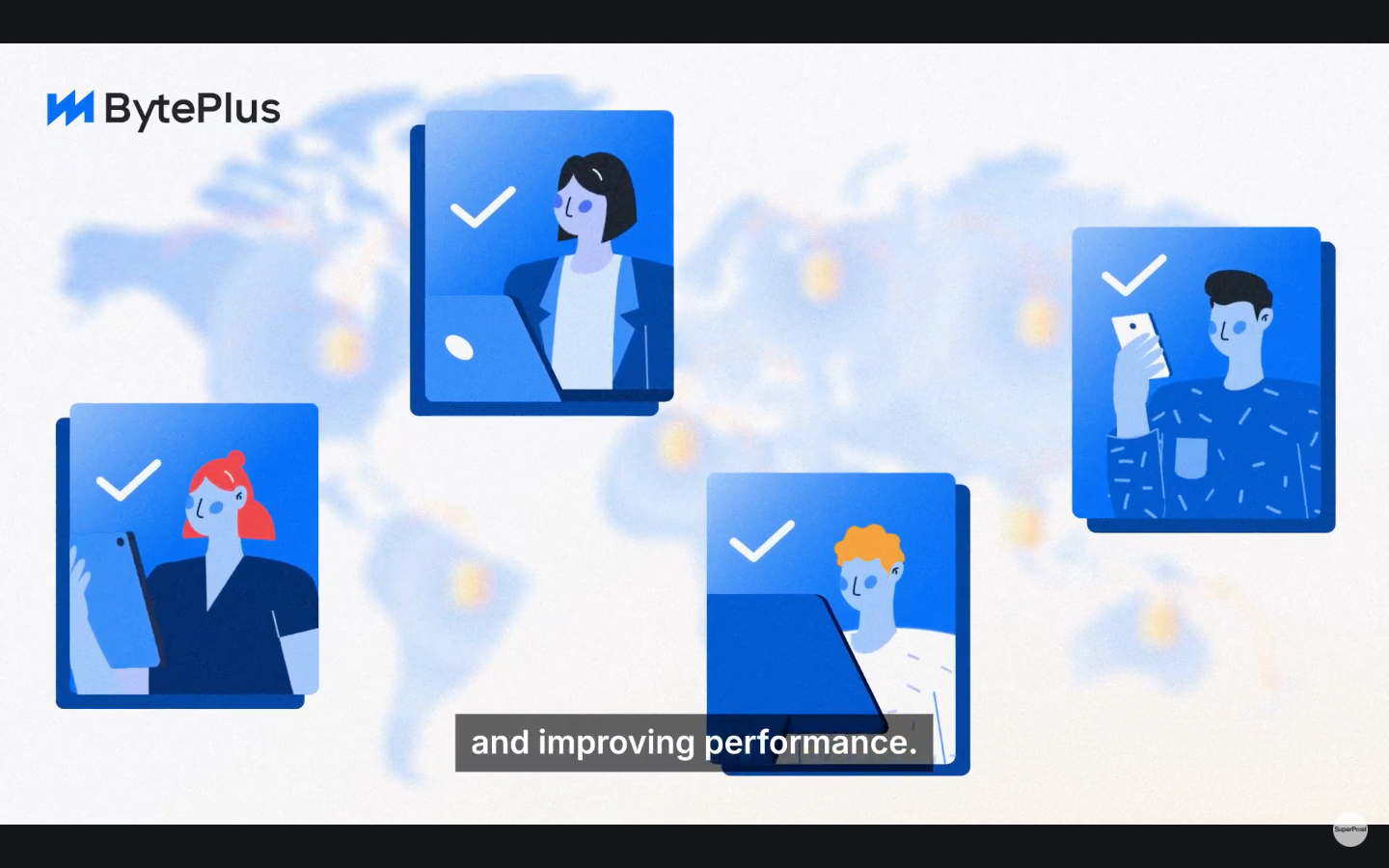 BytePlus CDN Explained with 2D Animation by SuperPixel