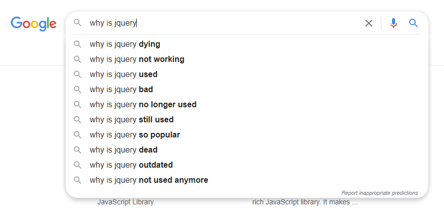 People hatin' on the oldest javascript library