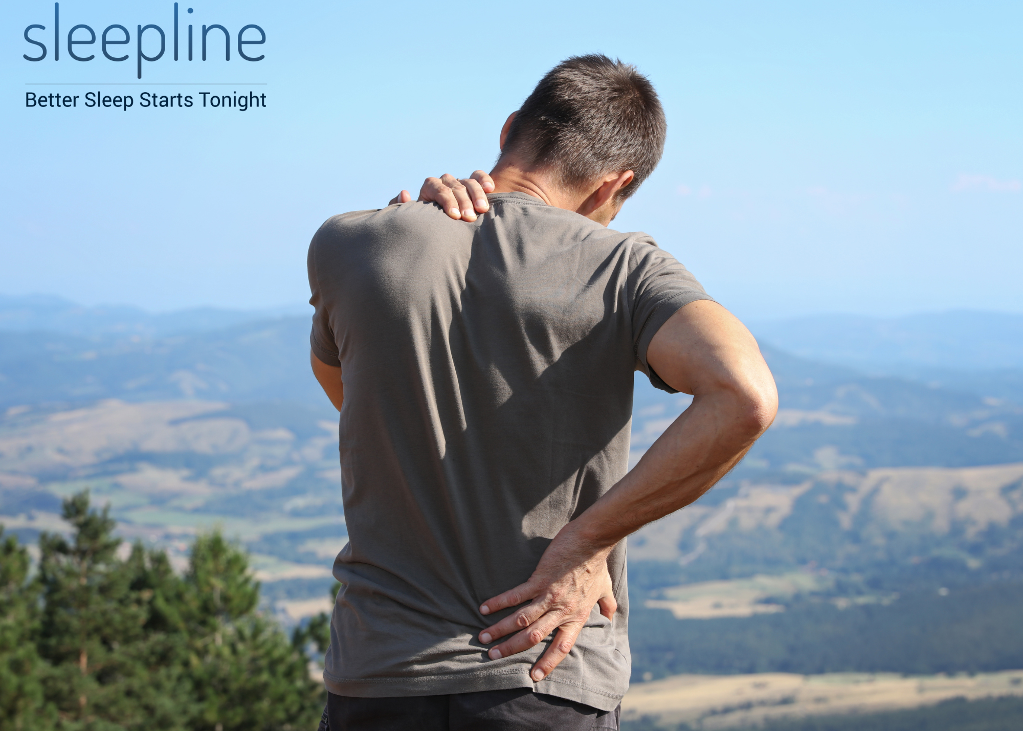 Athlete with back pain