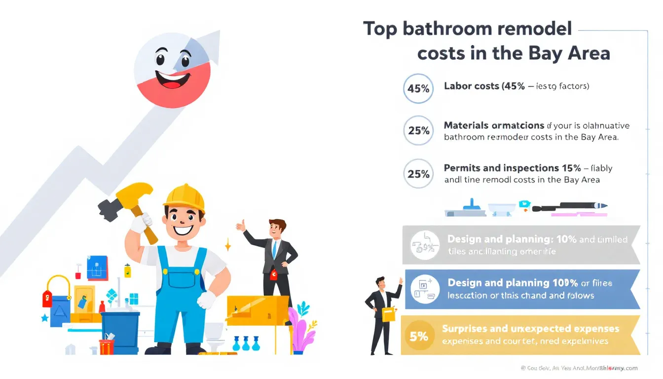 Factors influencing the costs of bathroom remodels.