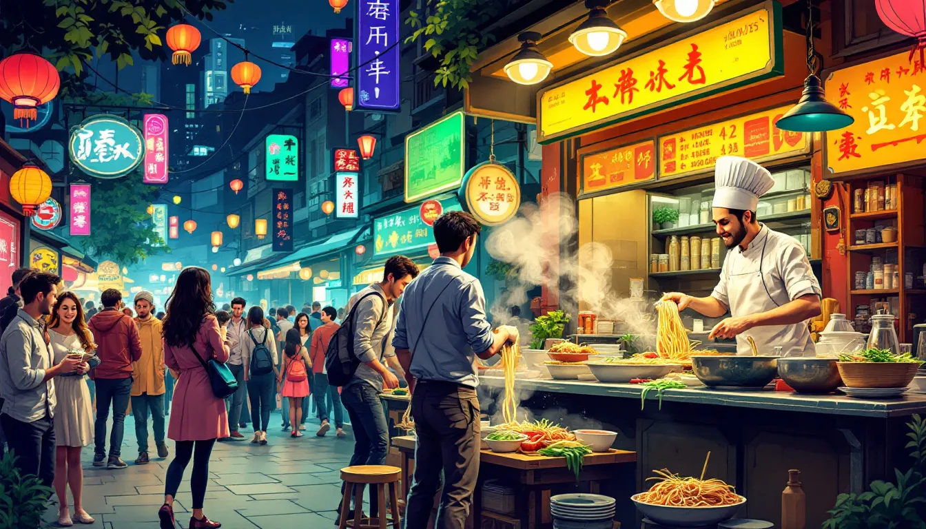 Ein Restaurant in Düsseldorf, das Hand Pulled Noodles serviert.