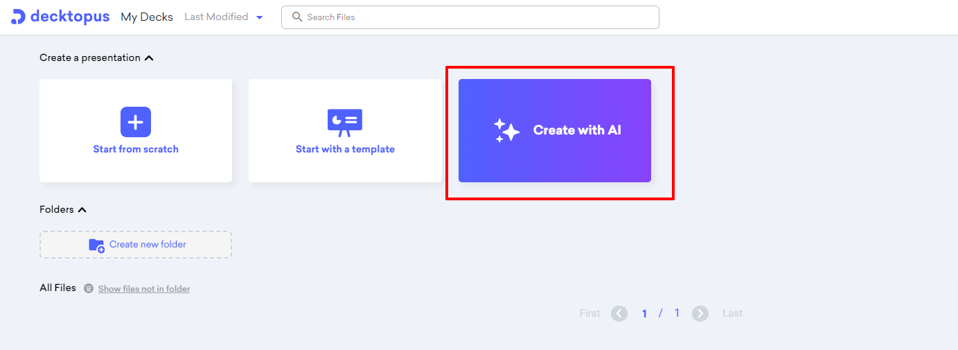 Image showing creating AI presentation