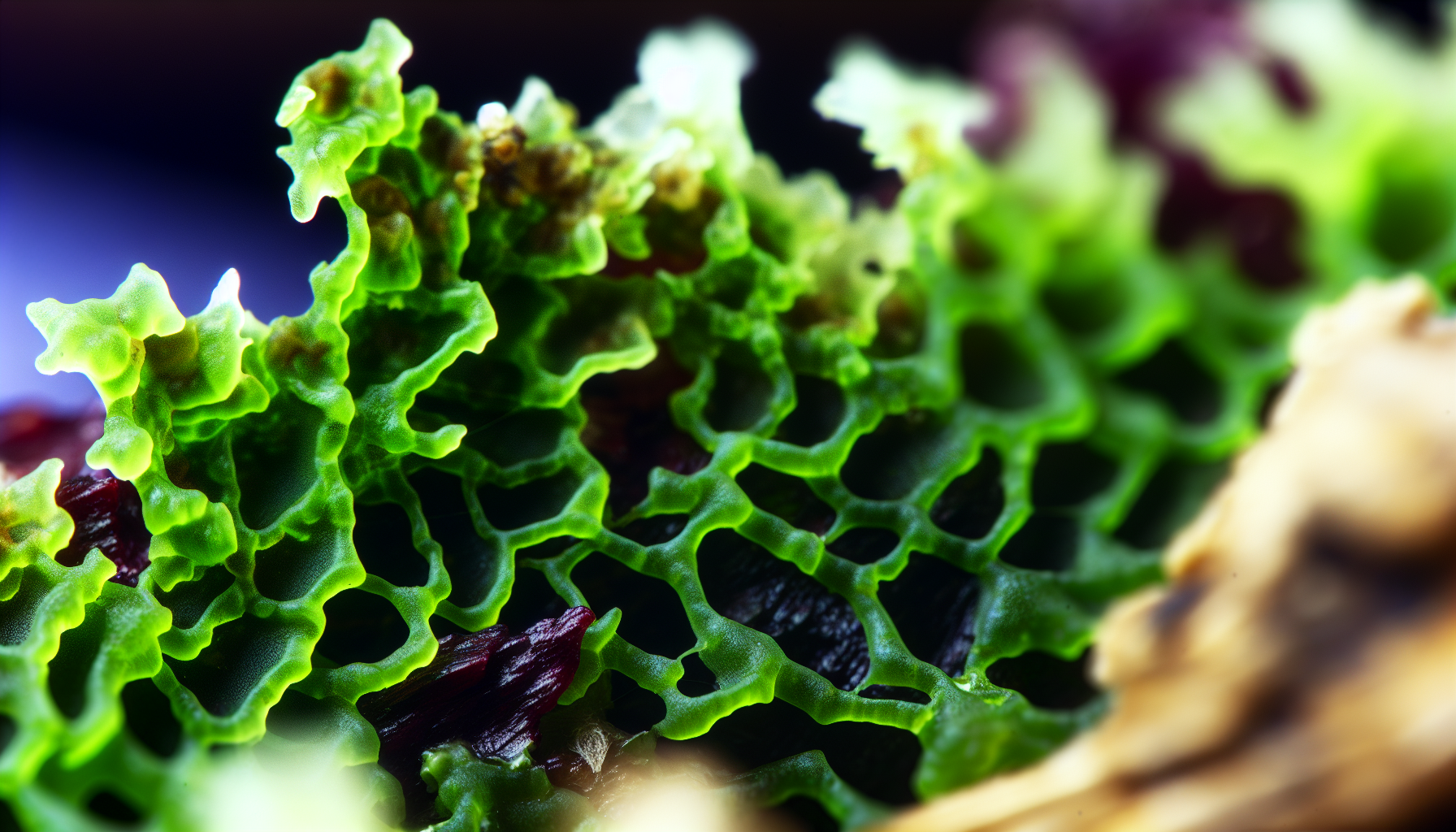 A close-up photo of raw sea moss