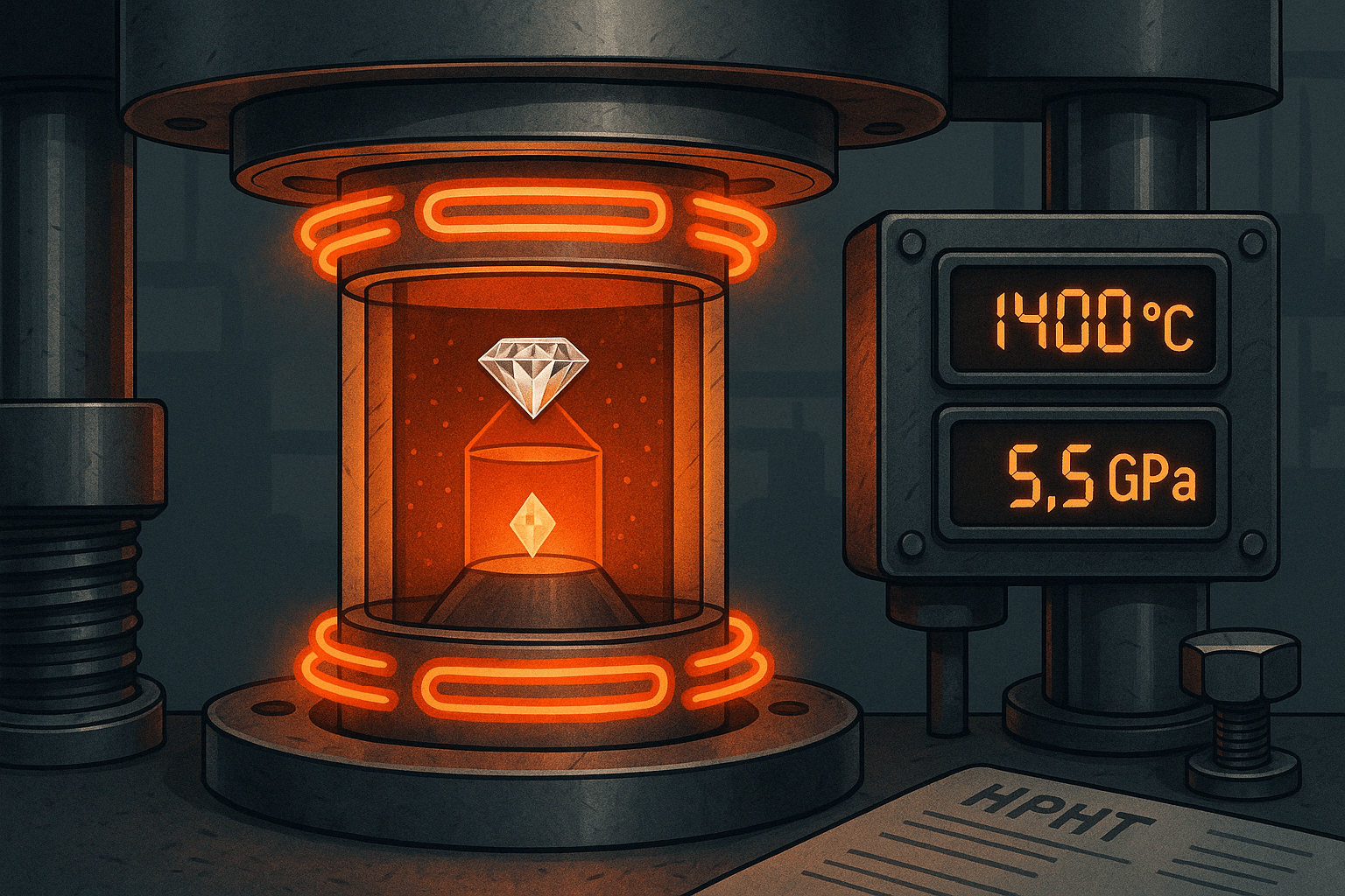 How are High Pressure and High Temperature(HPHT) Diamonds Created?