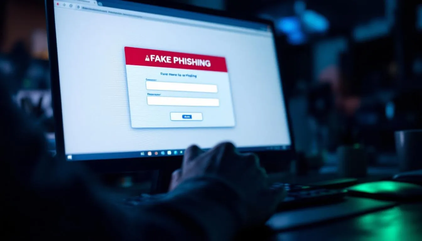 Diagramme illustrant le fonctionnement du phishing.
