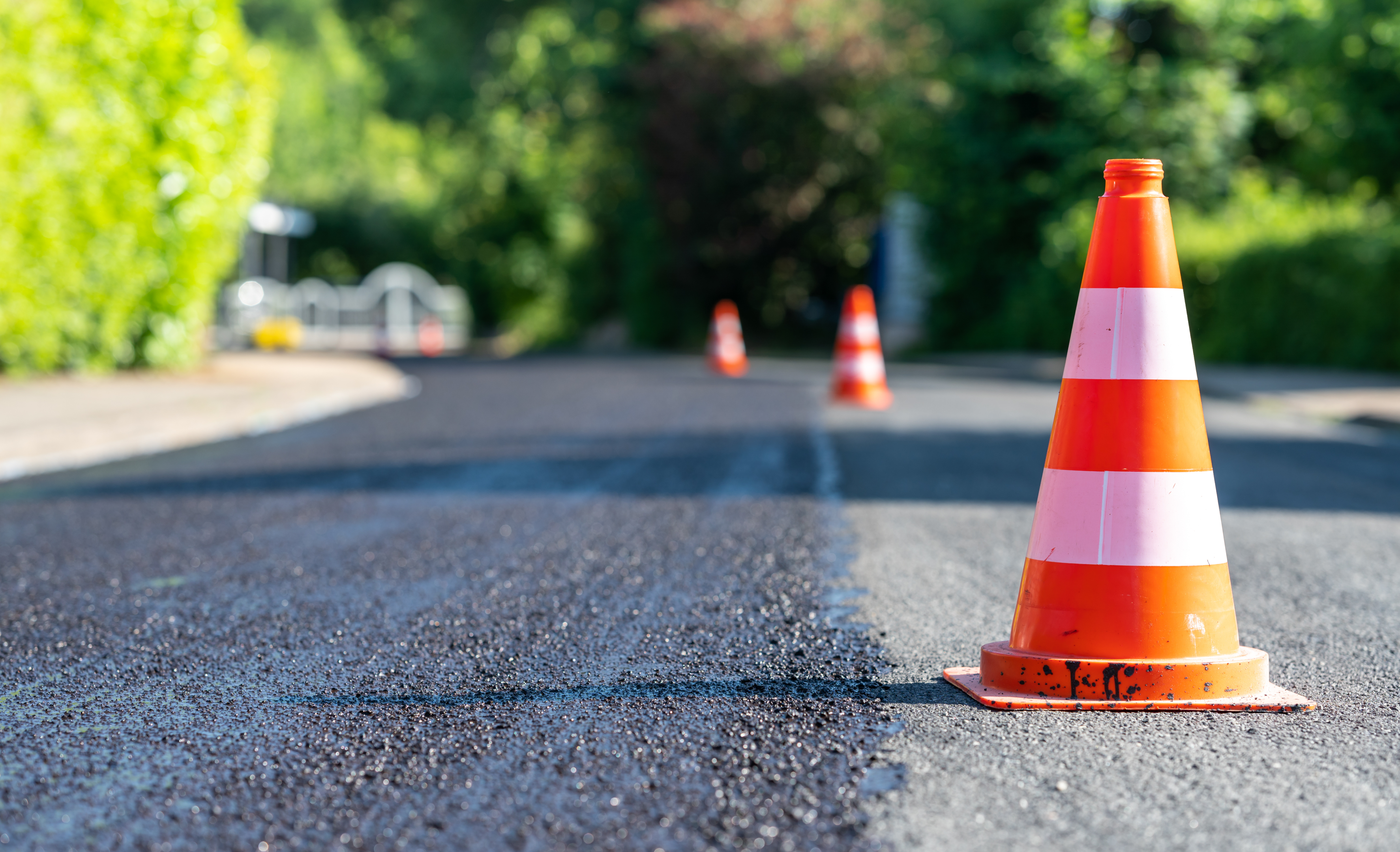 safety cones - traffic cones - cart add