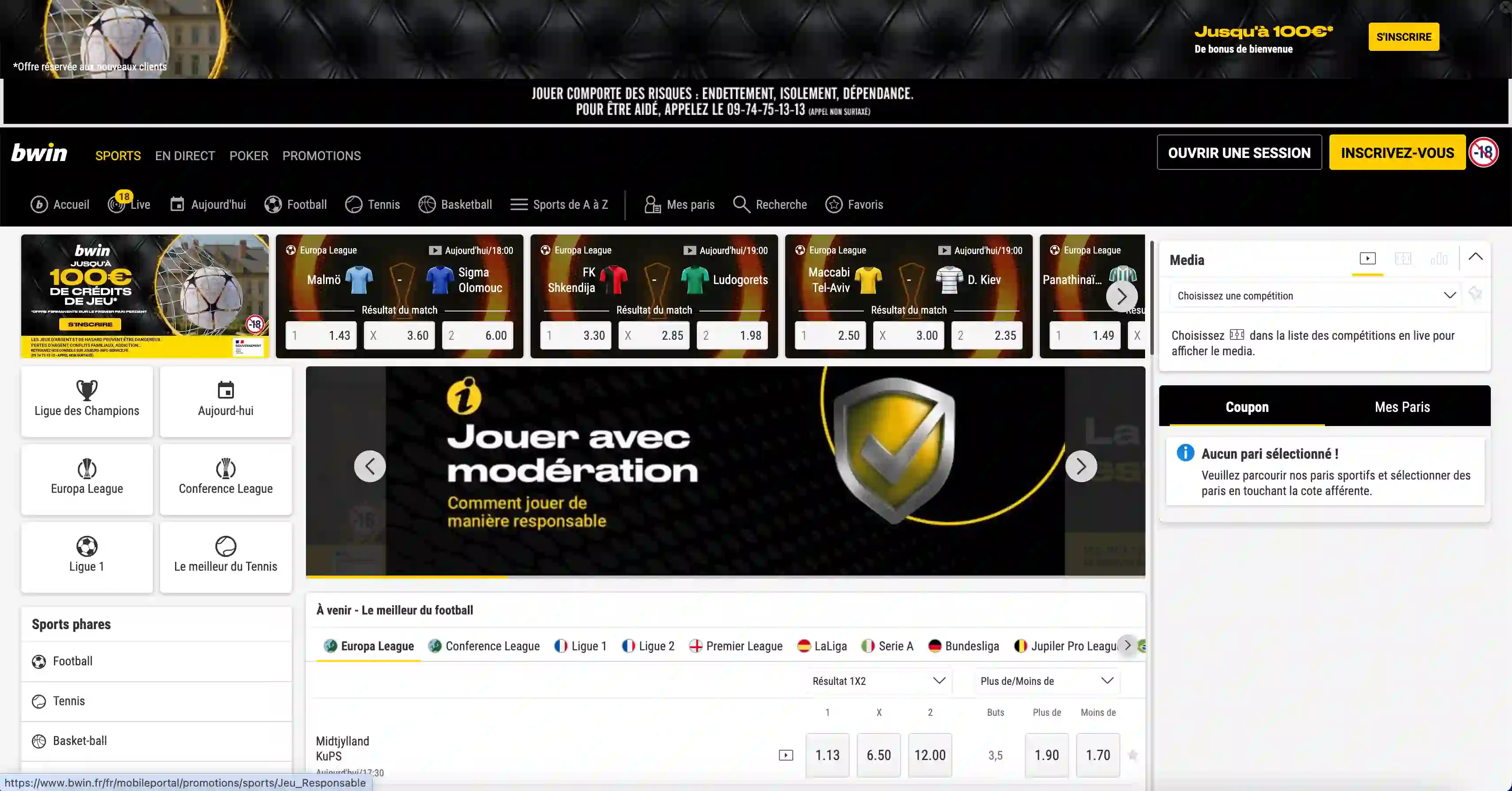 Bwin : meilleur casino en ligne