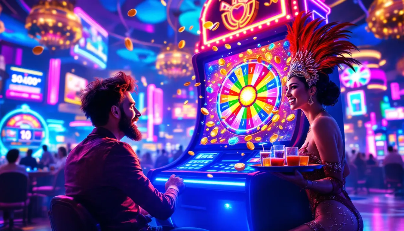 A player enjoying the benefits of playing slots online.