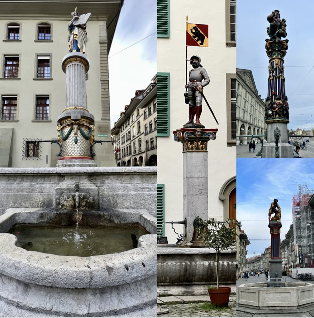 Renaissance fountains in Bern
