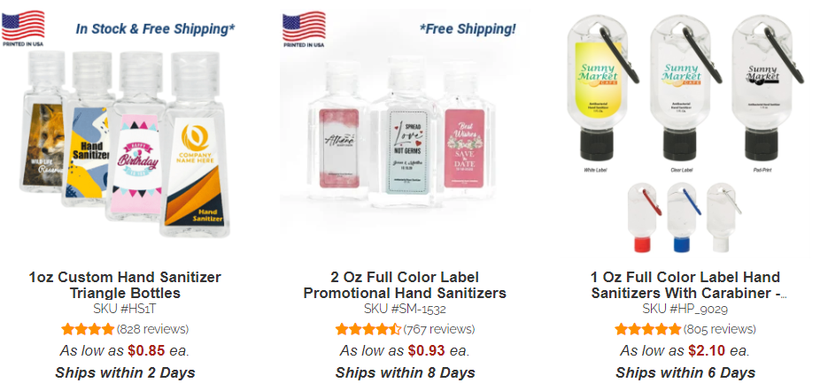 family sanitizer gift