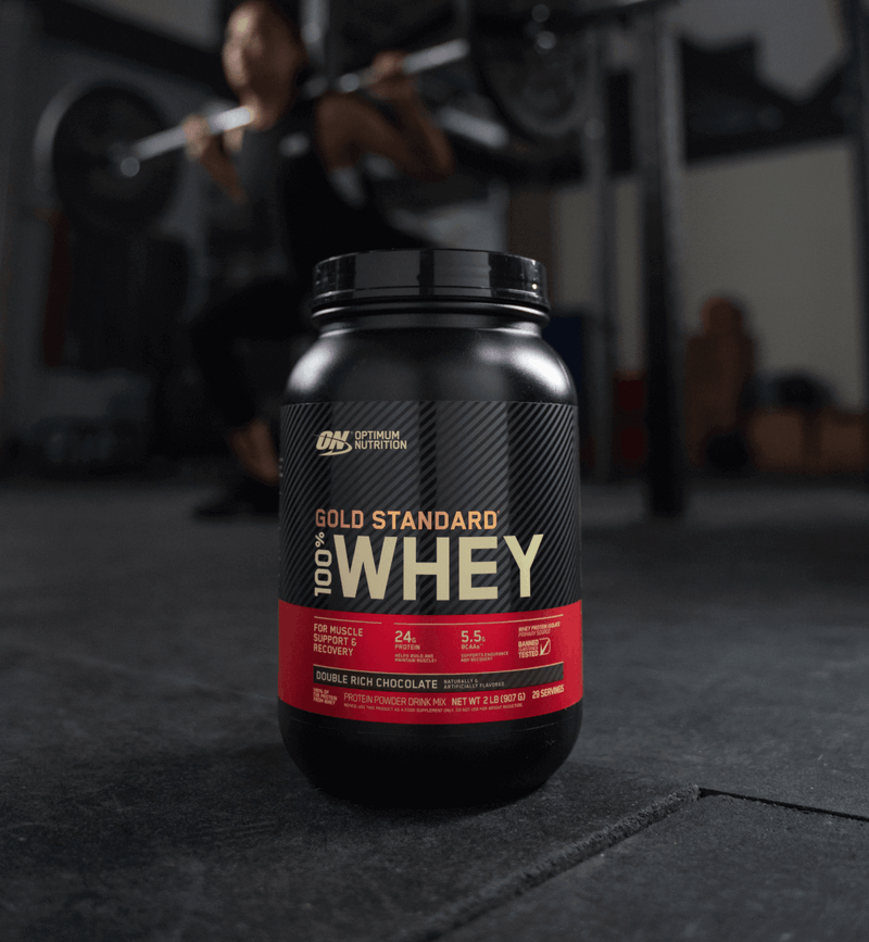 Gold Standard, whey protein da Optimum Nutrition. Fonte da imagem: site oficial da marca.