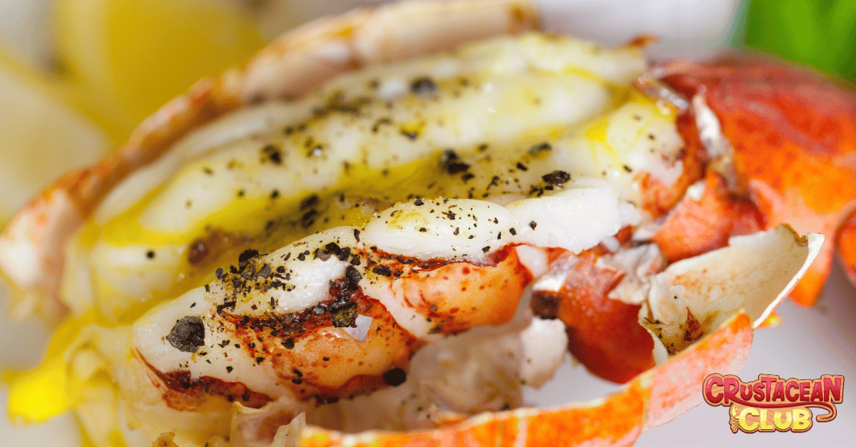 Lobster, butter and lemon combination 