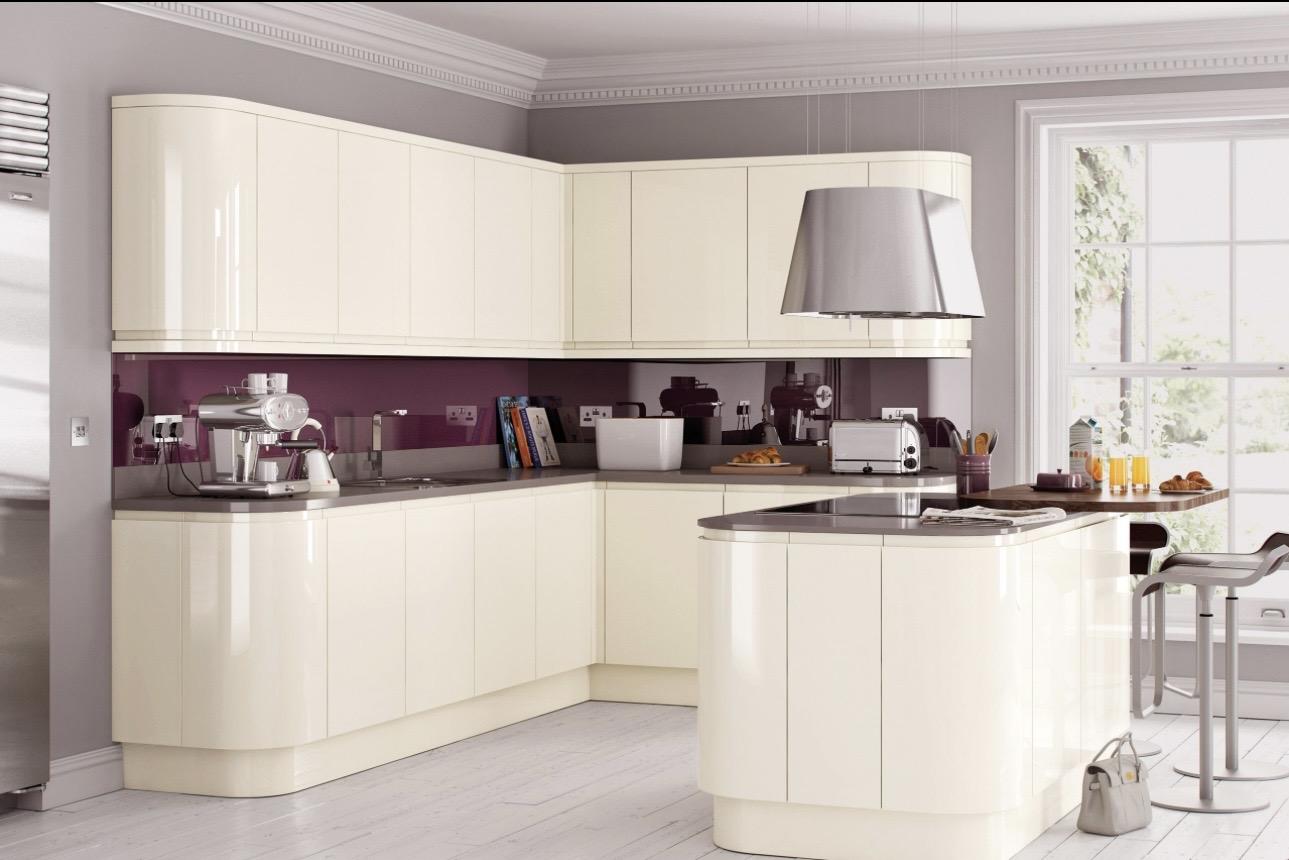 Handleless modern kitchen