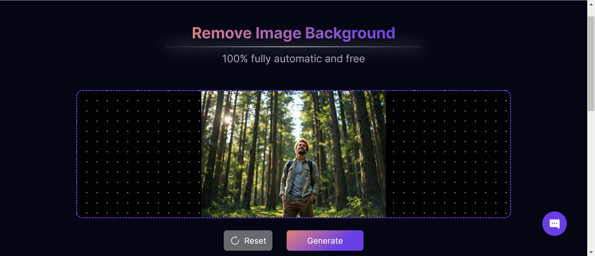 Automatic Background Detection