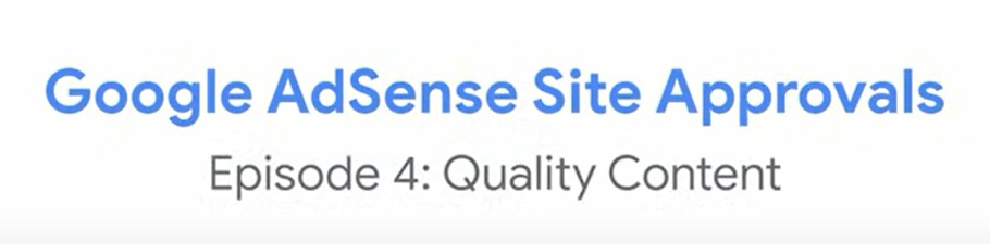 AdSense Site Approval Video Series Episode 4: Quality Content | TheBloggingBox.com