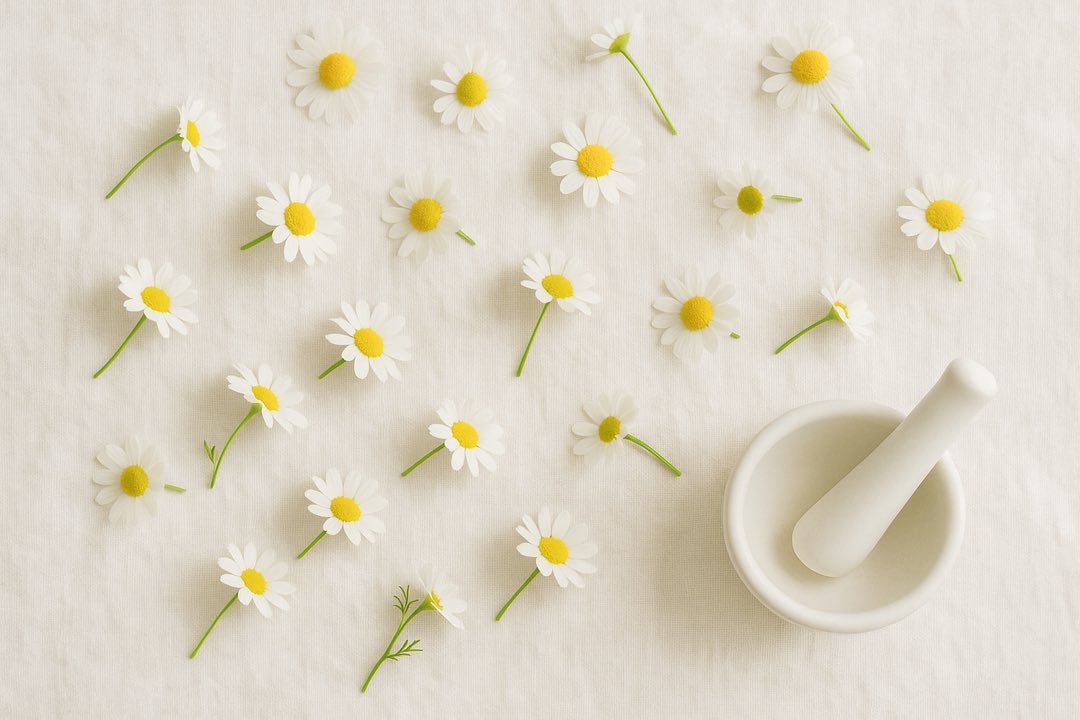 best natural ingredients for skin camomila