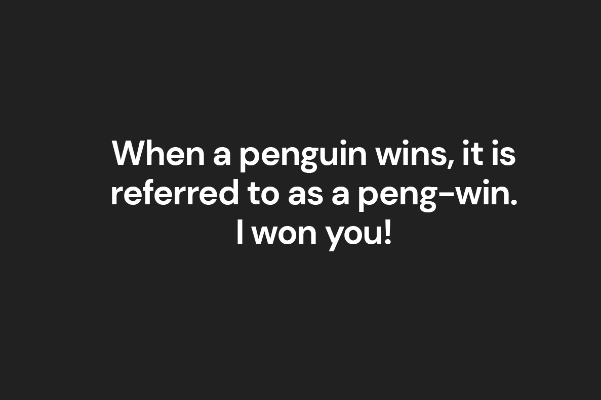 penguin puns