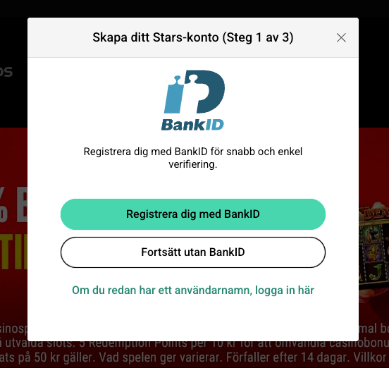 Pokerstars skapa konto