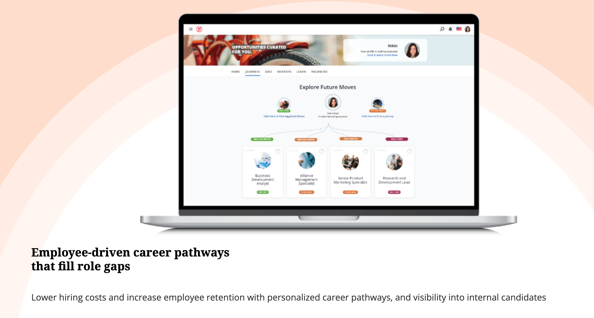 workplace career paths using a talent pool, tracking skills and in demand skills