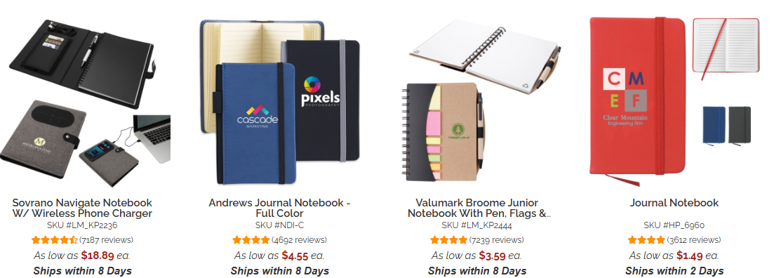 personalized notebooks