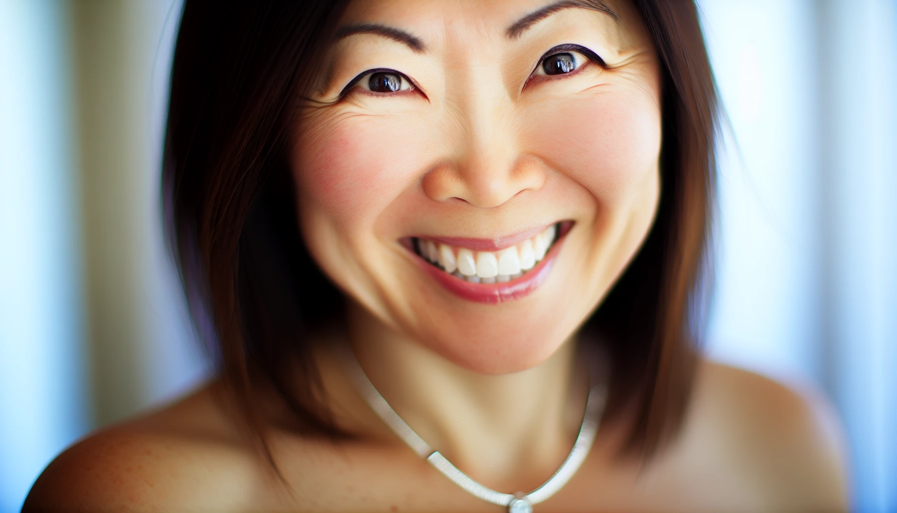 A woman smiling with a sense of fulfillment, reflecting the real-world impact of His Secret Obsession