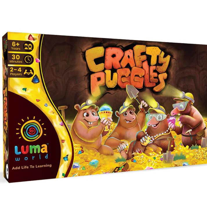 Crafty Puggles: A Path Building Strategy Board Game - Age 6+