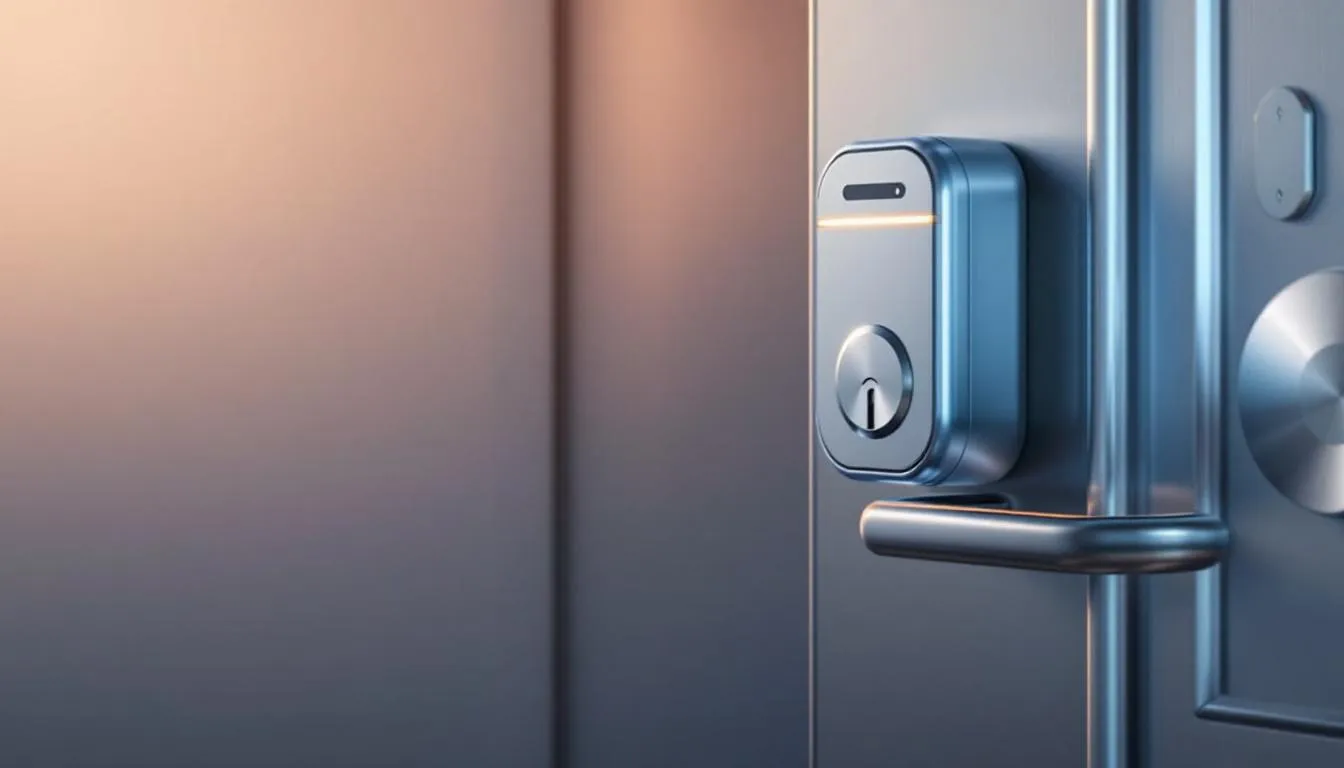 Integration of smart locks with existing security systems in a business environment.